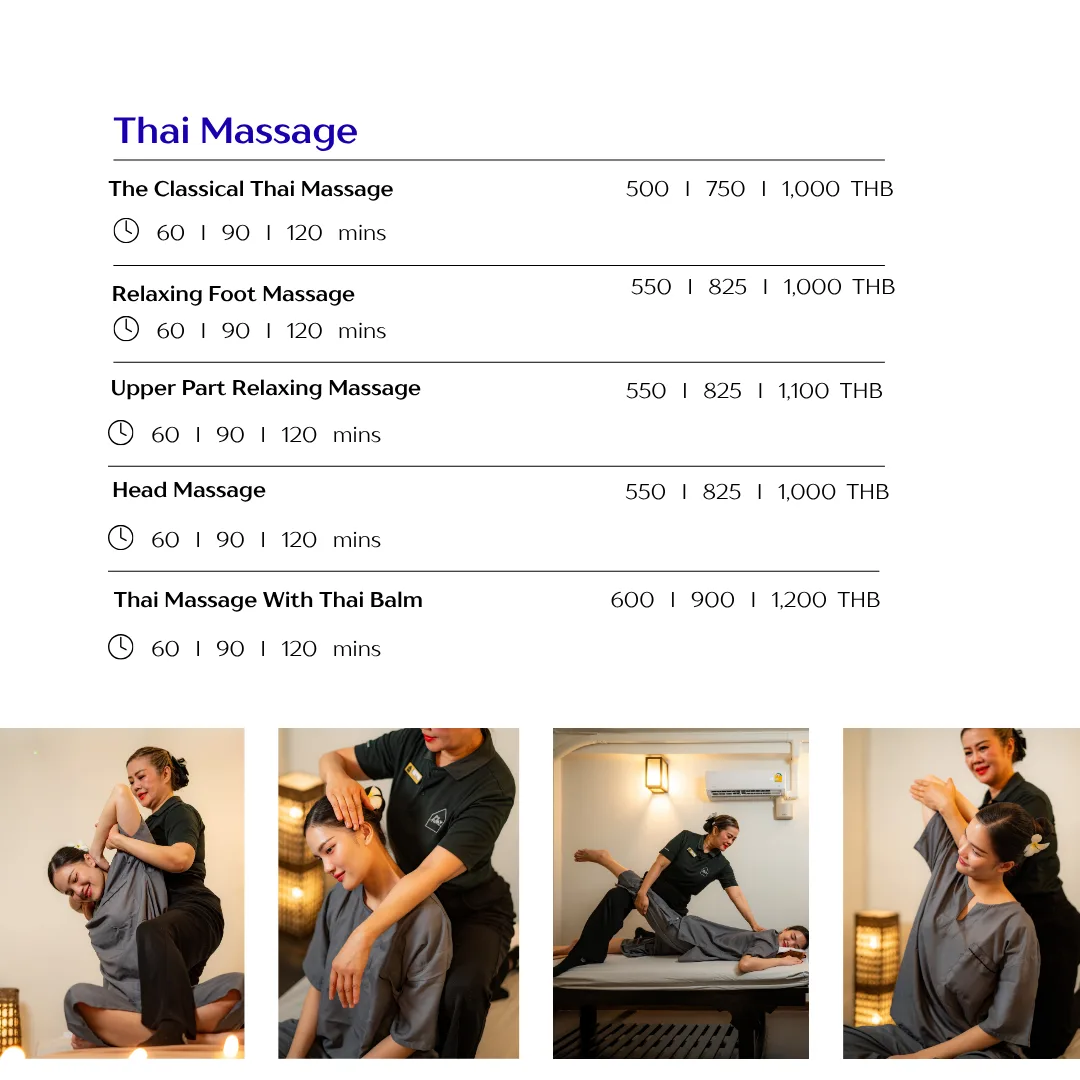 Private massage suite with warm lighting