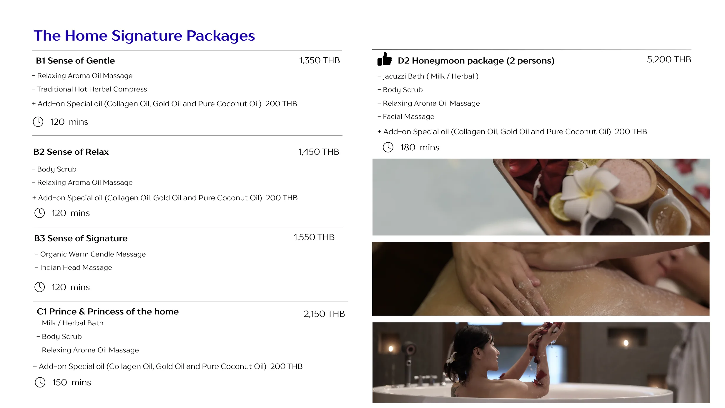 The Home Signature Packages